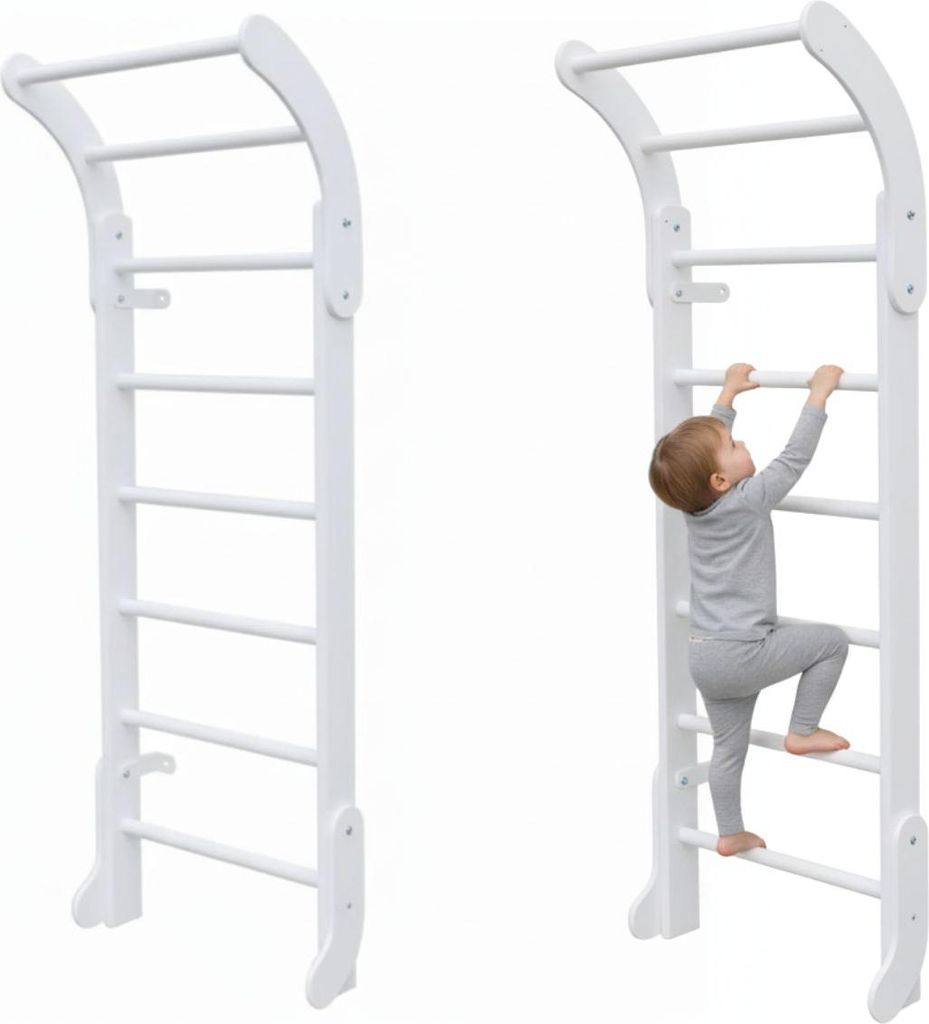 Sprossenwand Kinderzimmer aus holz Mini | Kletterwand Kinder Indoor