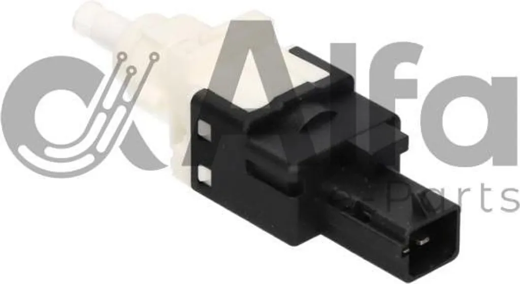 Alfa e-Parts AF02638 Bremslichtschalter OE 60816501 kompatibel mit 500, 500C, Alf. 147, Alf. 156, Alf. 159, Alf. 166, Brera, Alf. GT, Alf. GTV, Spider, Jumper, Bravo, Croma, Doblo, Ducato, Idea, Linea, Multipla, Panda, Punto, Siena, Stilo, Strada, KA, Delta, Lybra, Musa, Thesis, Ypsilon, Boxer