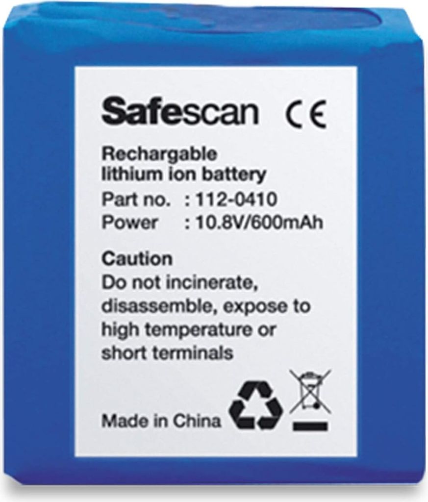 SafeScan Aufladbarer Akku LB-105 für 155-S, 165-S & 185-S Image du produit 