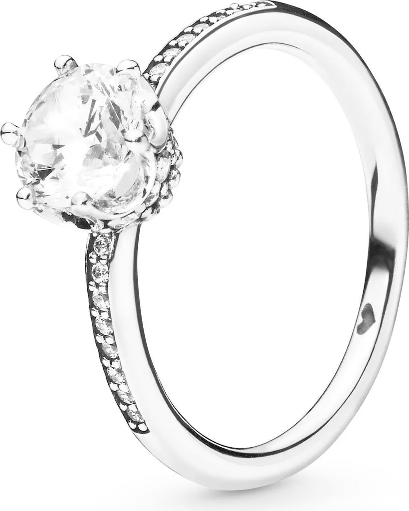 Anello Pandora Corona 198289CZ Argento 925 Misura 52 Sparkling Crown