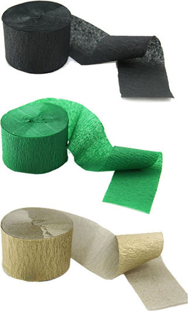 3 Roll Crepe Paper Cutter Crepe Paper Streamers Hintergrund Nachbildung für Hochzeit-H