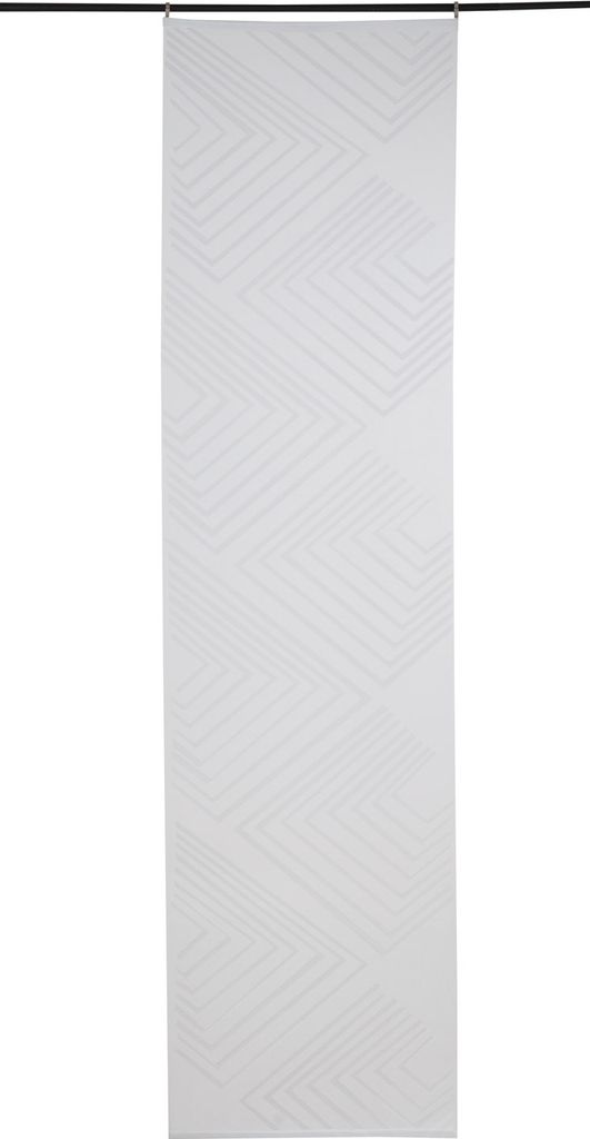 Flächenvorhang - 60 x 245 cm - Beige - Polyester - inkl. Technik