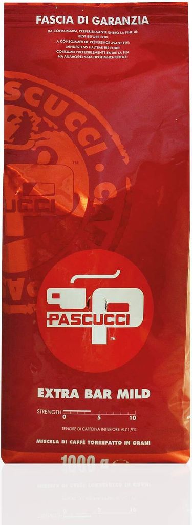 PASCUCCI Extra Bar Mild Espresso 1kg Kaffeebohnen Produktbild 