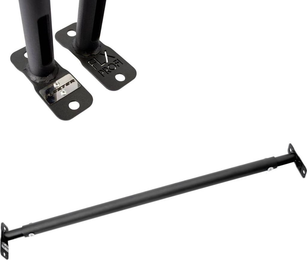 Gamma Klimmzugstange 105-130 cm schwarz wandmontiert Produktbild 