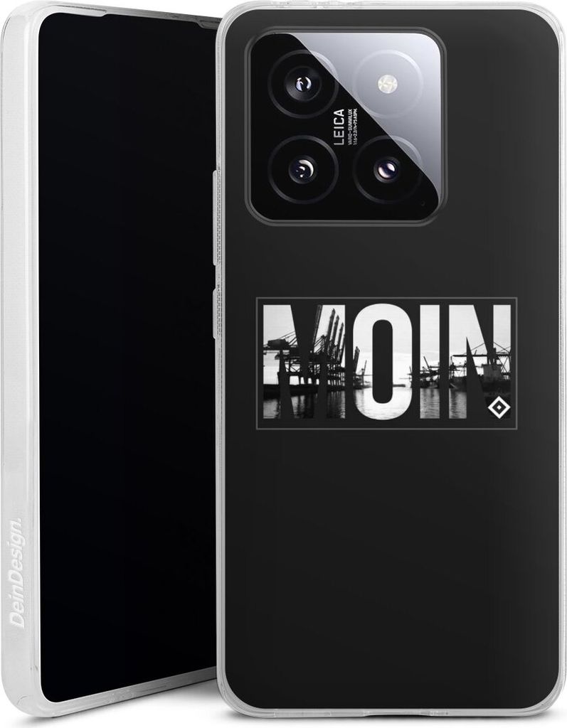 DeinDesign Handyhülle für Xiaomi 14T Silikon Hülle Case Smartphone Schutzhülle HSV Hamburger SV Offizielles Lizenzprodukt