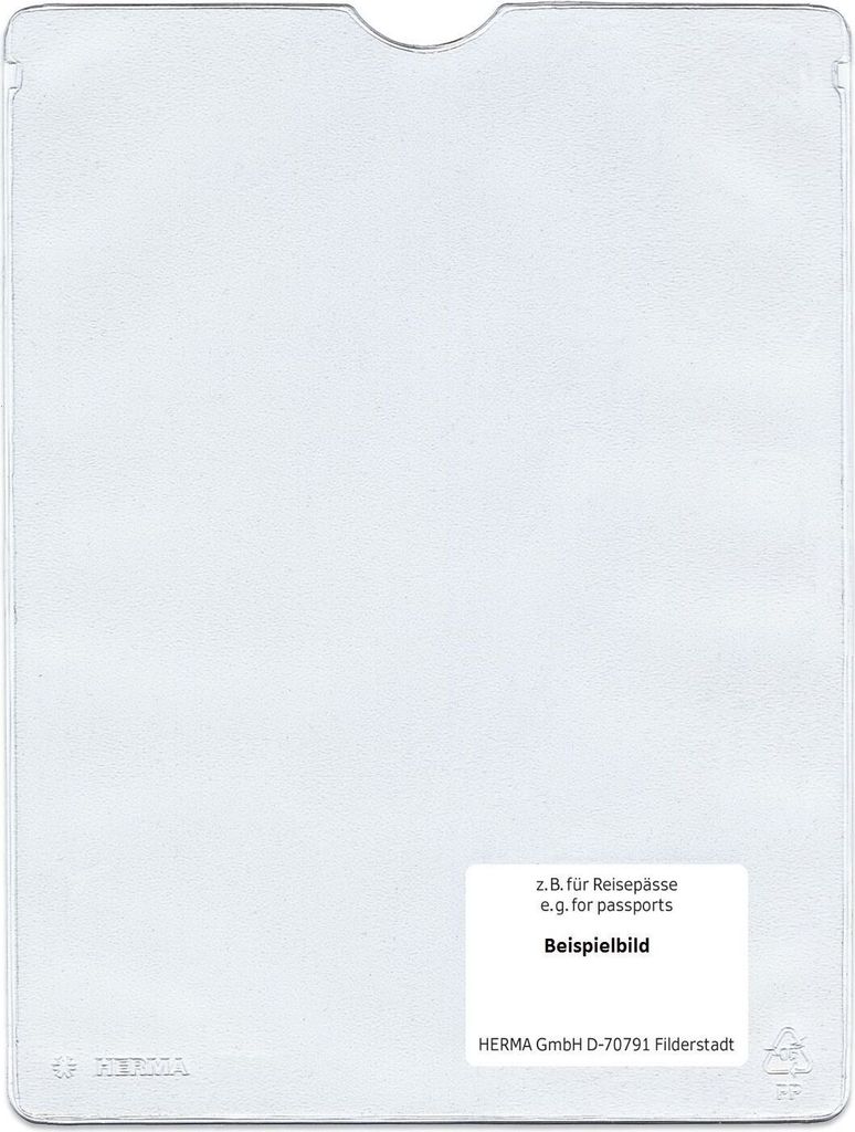 HERMA 5022, 105 x 148 mm (A6), Priehľadná, Polypropylén Obrázok produktu 