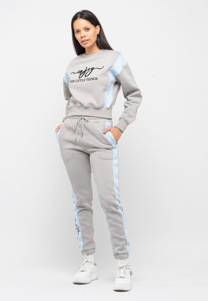 Tom Barron Freizeitanzug Tracksuit With Chest Embroidery