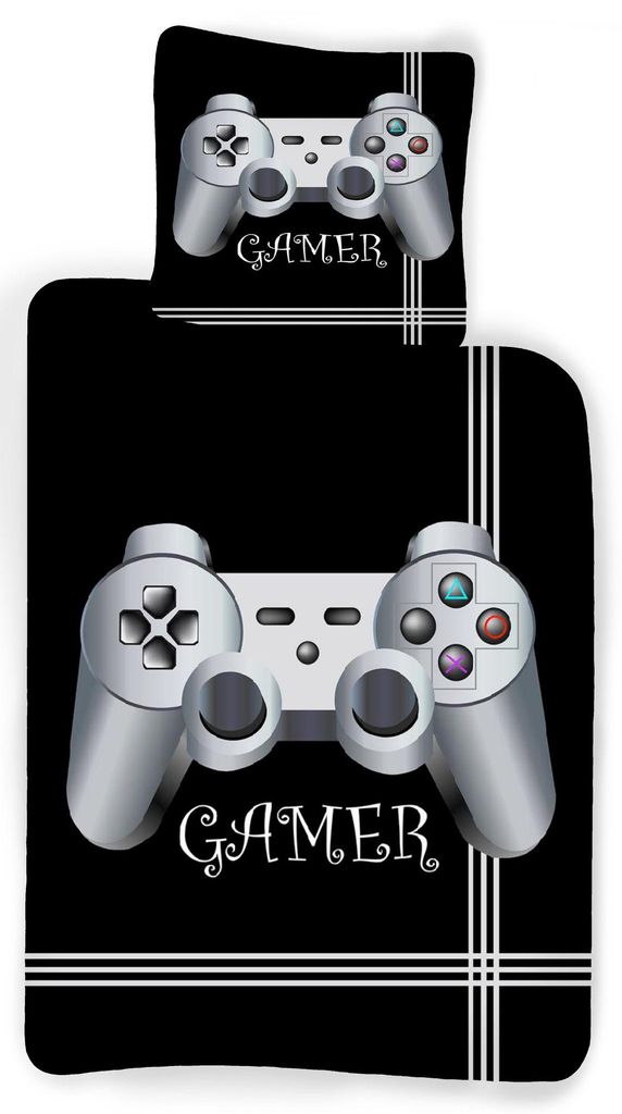 Bettwäsche Set Gamer 2 tlg.135x200 cm (80x80 cm) Produktbild 