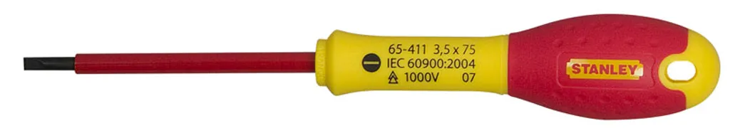 Tournevis FatMax Isolé 5,5x100mm Stanley avec manche Soft Grip robuste - 3