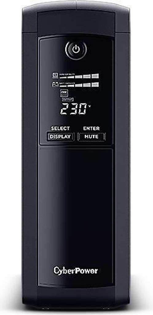 CyberPower VP1600ELCD, Line-interaktivní, 1,6 kVA, 960 W, Obrázek produktu 