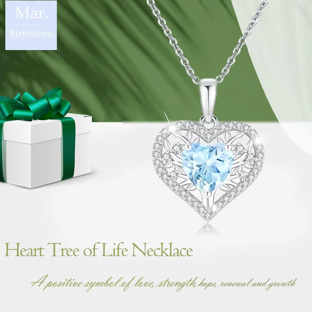 Collana Pendente LAVUMO Argento 925 Albero della Vita e Zirconi 5A - 2
