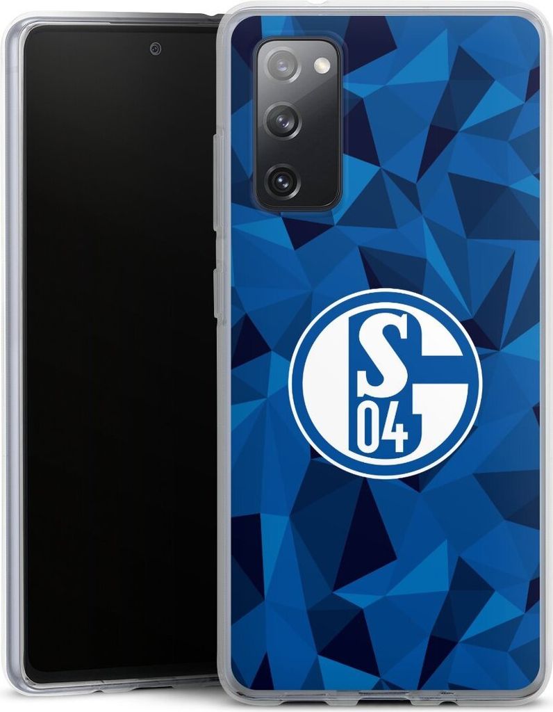 DeinDesign Handyhülle für Samsung Galaxy S20 FE 5G Silikon Hülle Case Smartphone Schutzhülle Camouflage FC Schalke 04 Muster