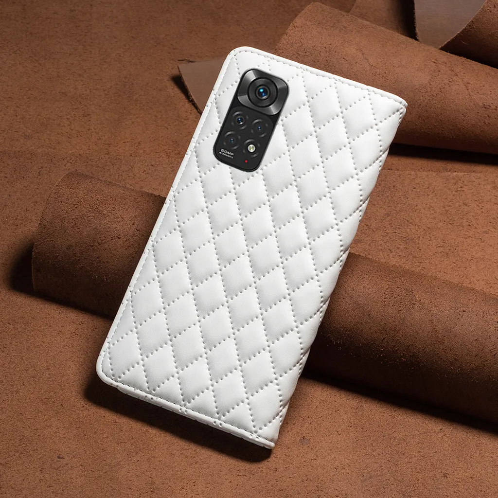 Custodia Elegante Redmi Note 11S 4G - Flip Case Bianca Premium - 3