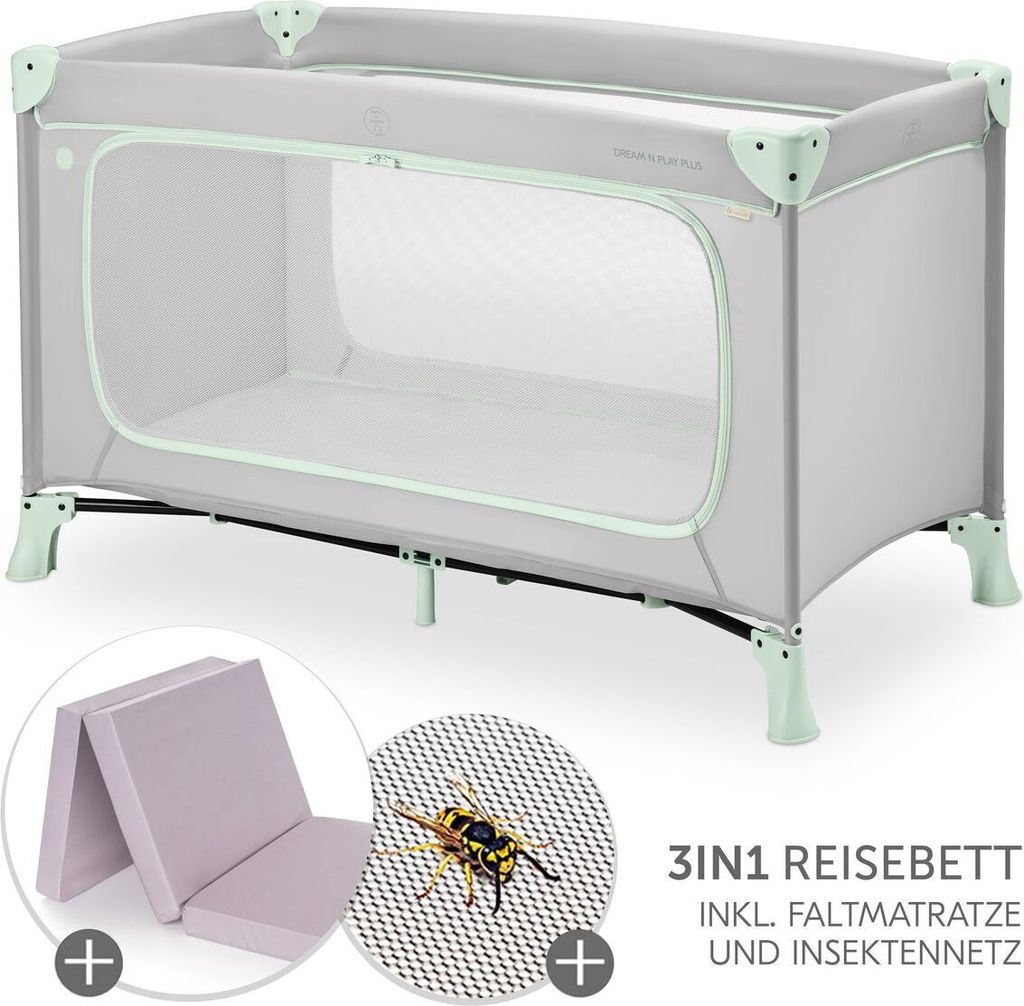 Hauck Reisebett Set Dream N Play Plus inkl. Alvi
