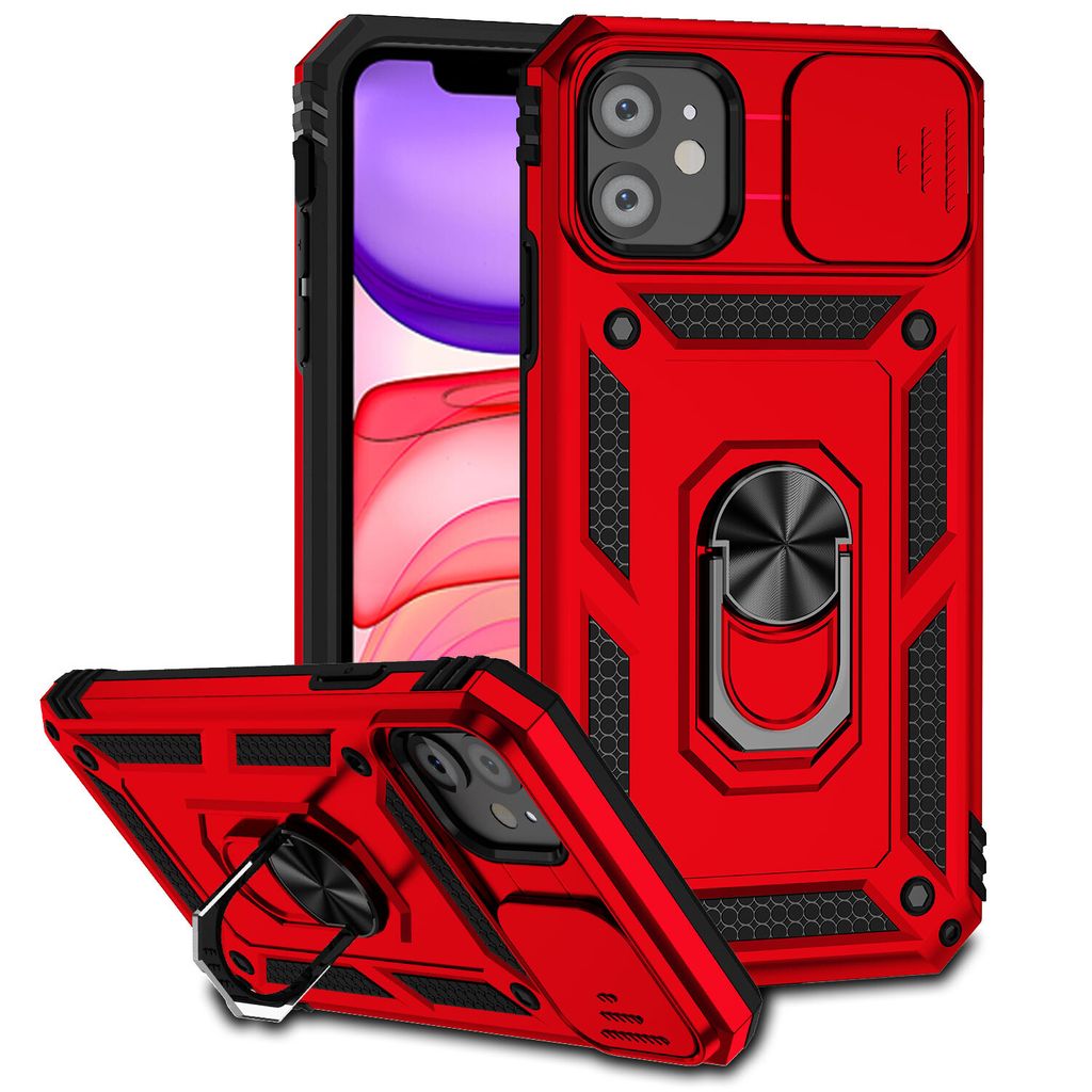 Pouzdro pro iPhone 11 dvouvrstvé pouzdro s posuvným krytem Obrázek produktu 