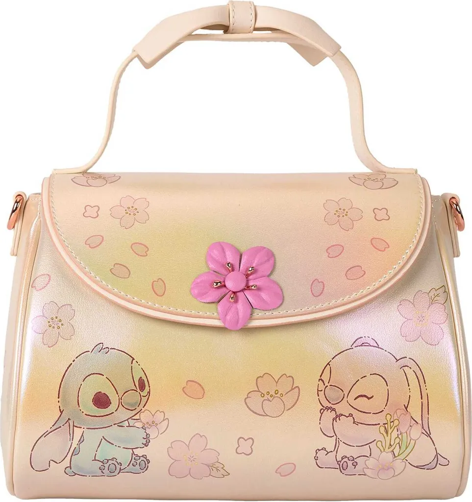 Sac Crossbody Disney Loungefly Stitch avec Nœud en Cuir Synthétique