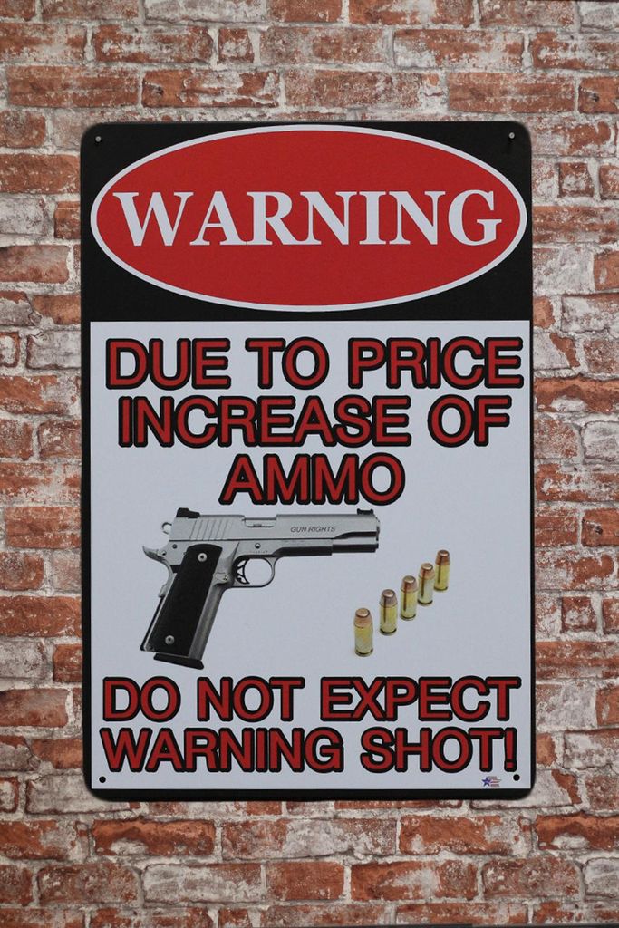 Erwarte keine Warnung Blechschild - metallschild - Vintage blechschild - Metall poster - Retro blechschild.