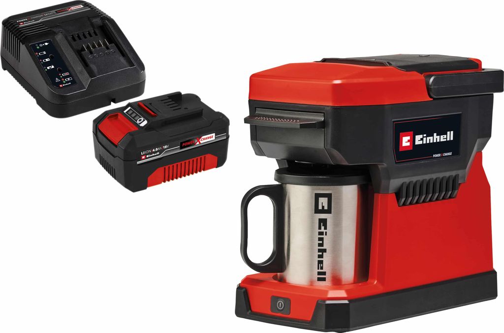 EINHELL Akku-Kaffeemaschine TE-CF 18 Li Kit (1x 4,0 Ah)