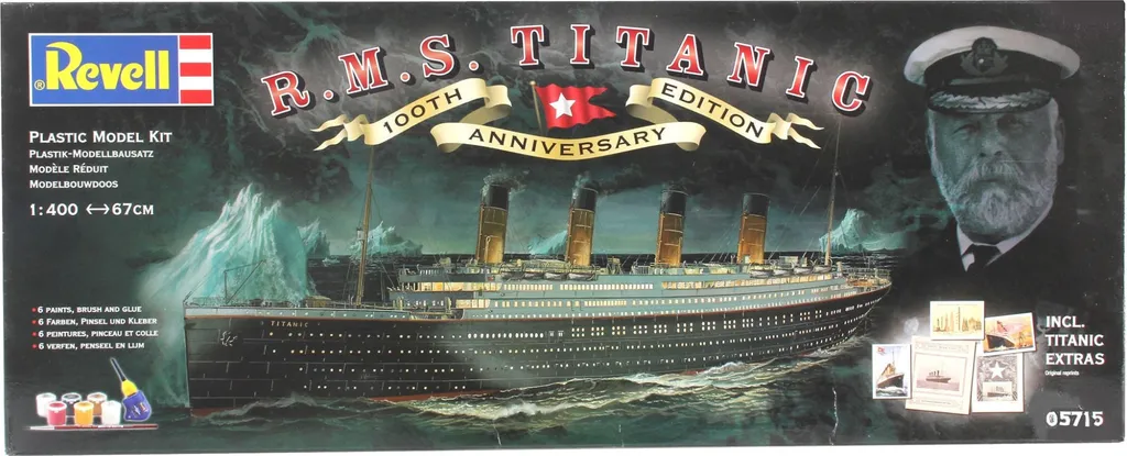Idée Cadeau Modélisme : Coffret Maquette Titanic Revell 100 ans complet