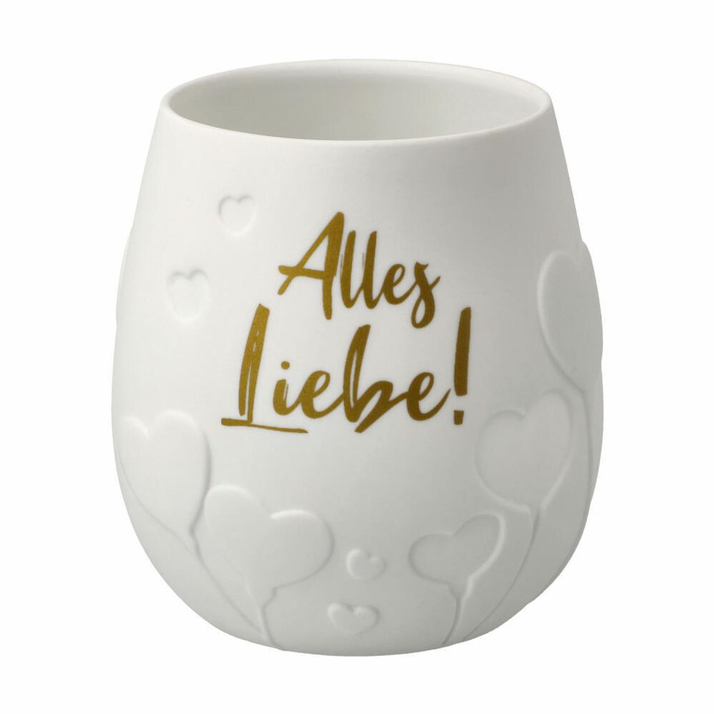 Goebel Alles Liebe! (Windlicht, Biskuitporzellan)