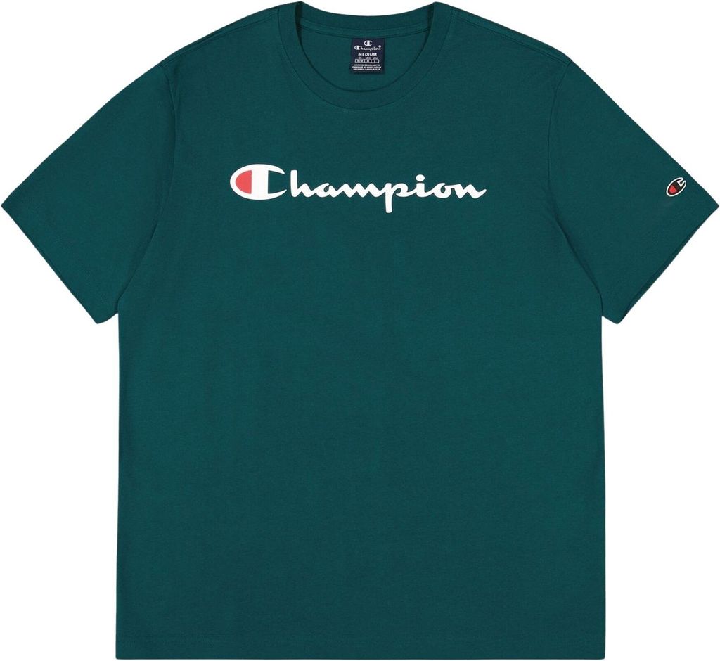 CHAMPION Crewneck T-Shirt Herren grün L