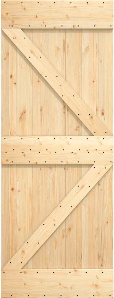 vidaXL Dvere NARVIK 70x210 cm z masívneho borovicového Obrázok produktu 5