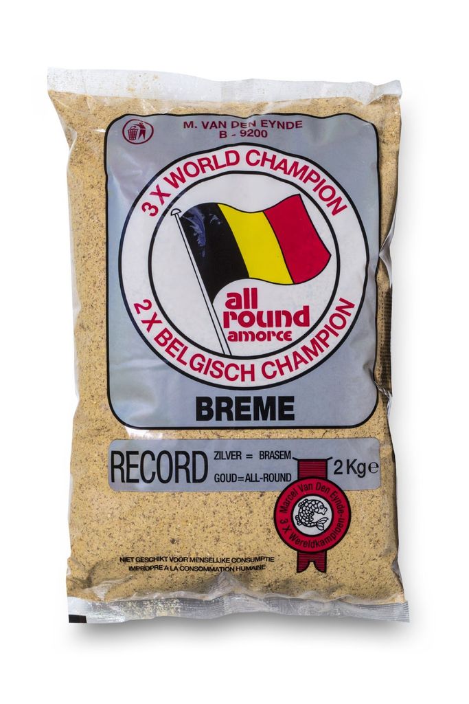 2kg VAN DEN EYNDE RECORD ZILVER NATUREL Wettkampf Lockfutter Bassenfutter Bream
