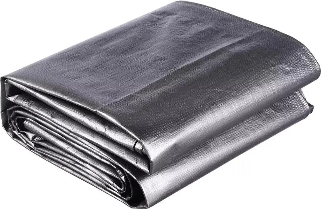 Housse de jardin étanche anti-UV en PE résistant gris 180x120x74 cm