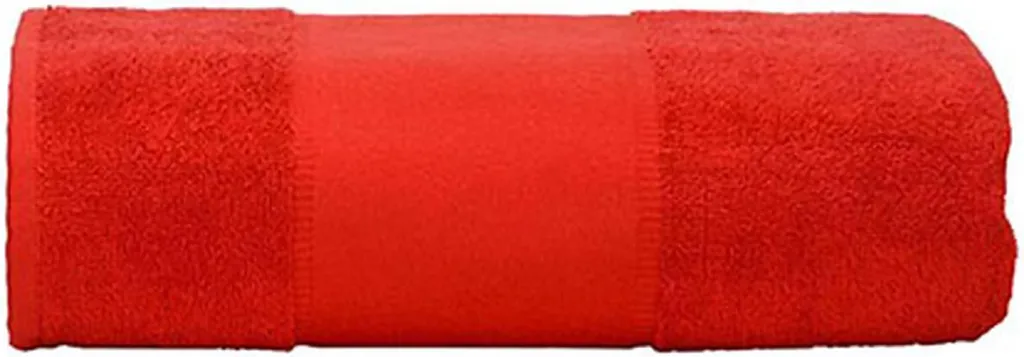 Asciugamano Grande 100x210 A&R AR077 Rosso Fuoco | Cotone Sicuro