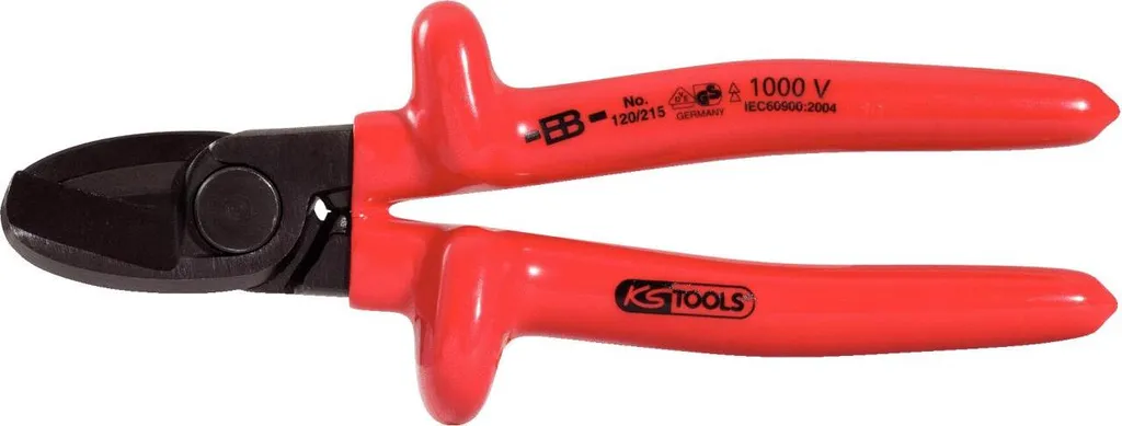 Pince coupe-câble isolée 1000V KS Tools 117.1259 en acier spécial