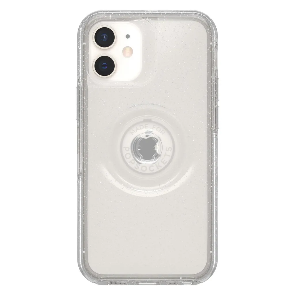 Coque antichoc Otterbox avec PopGrip pour iPhone 12 Mini pailletée
