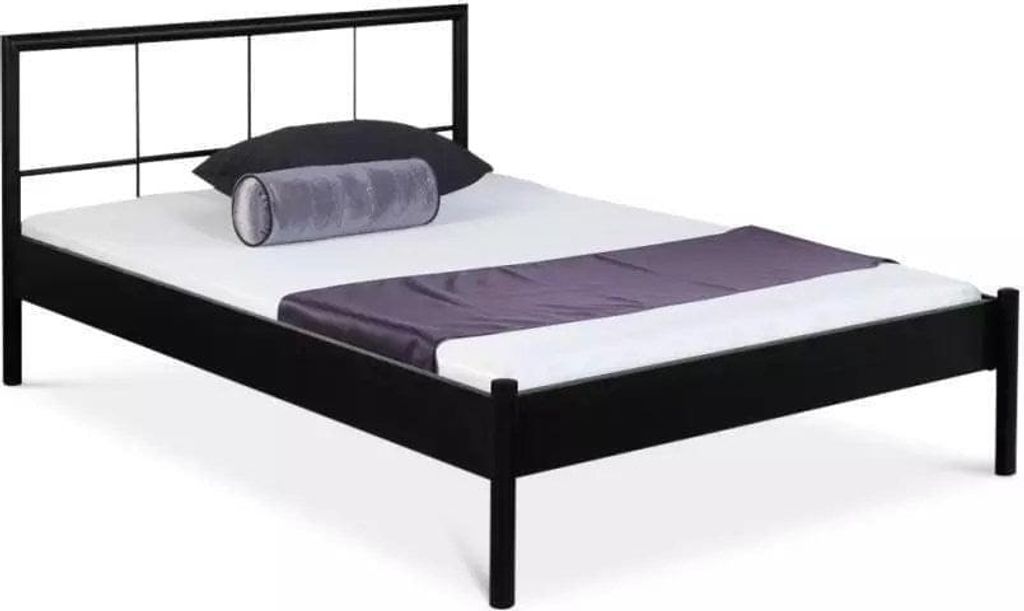 Metallbett Daisy – 90 x 210 cm / schwarz