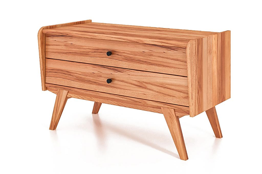 Kommode RETRO aus Massivholz, Wildeiche Naturgeölt