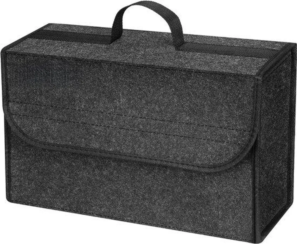 Dites adieu au désordre avec ce rangement noir compact 50 x 24 x 15 cm