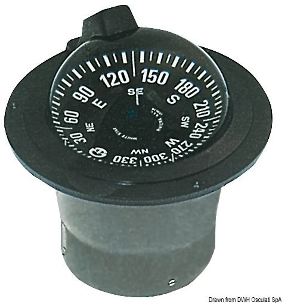 Boussole Riviera 5" BW1 à Encastrer : Fini les Erreurs de Cap en Haute Mer