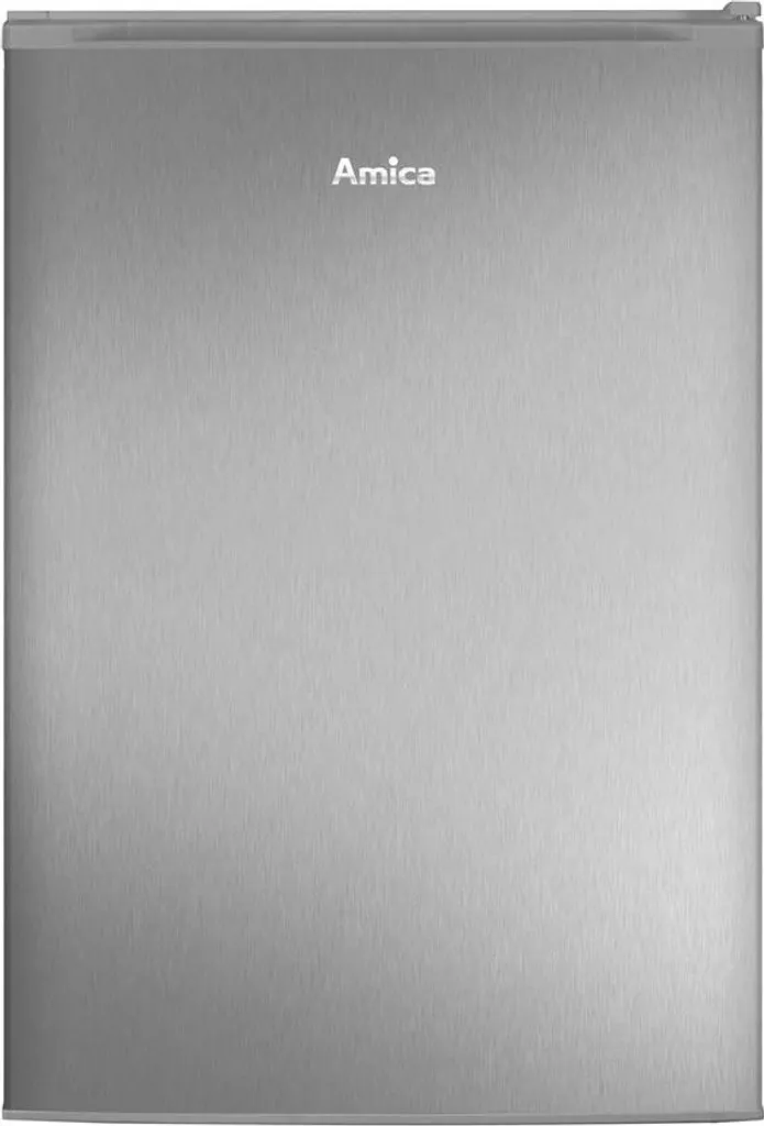 Réfrigérateur Amica FM140.4X Inox - Pose Libre Compact avec Congélateur