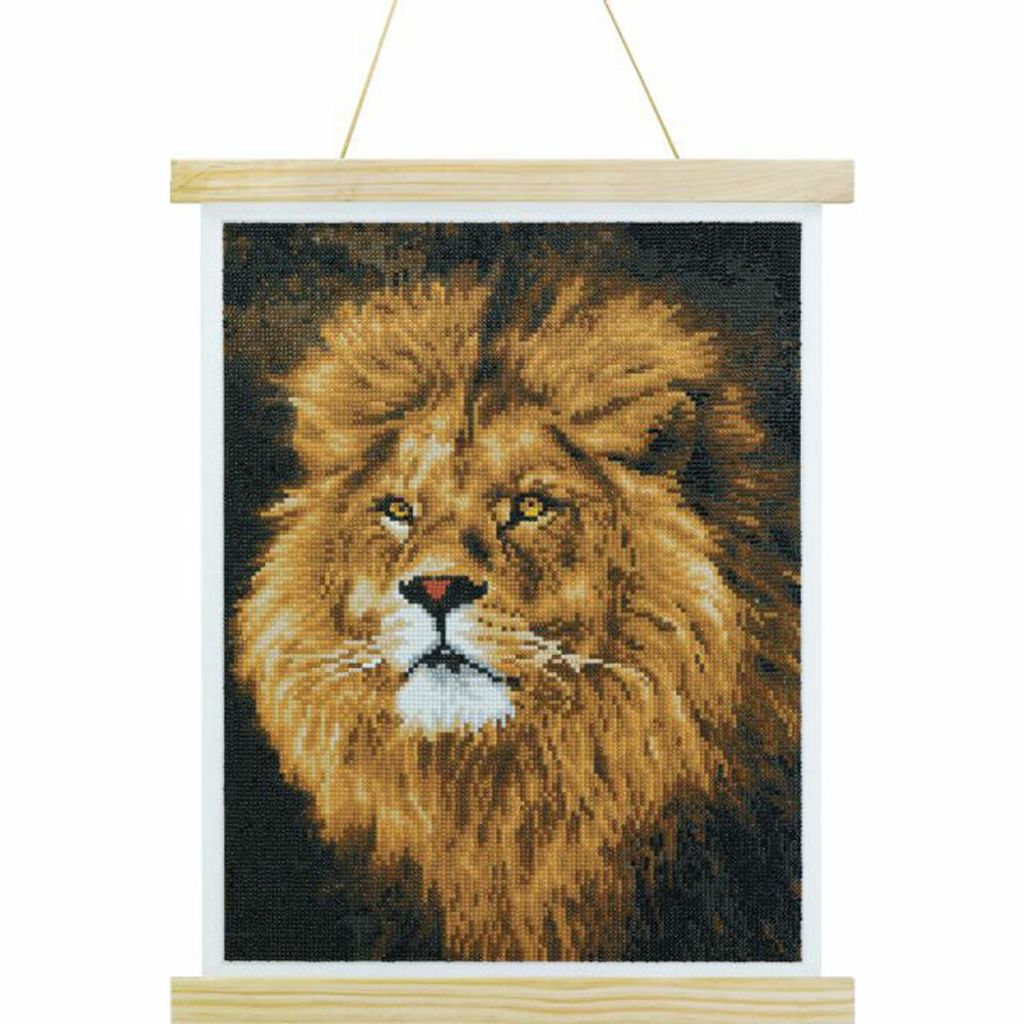 Crystal Art Scroll Löwe 35x45 cm Produktbild 