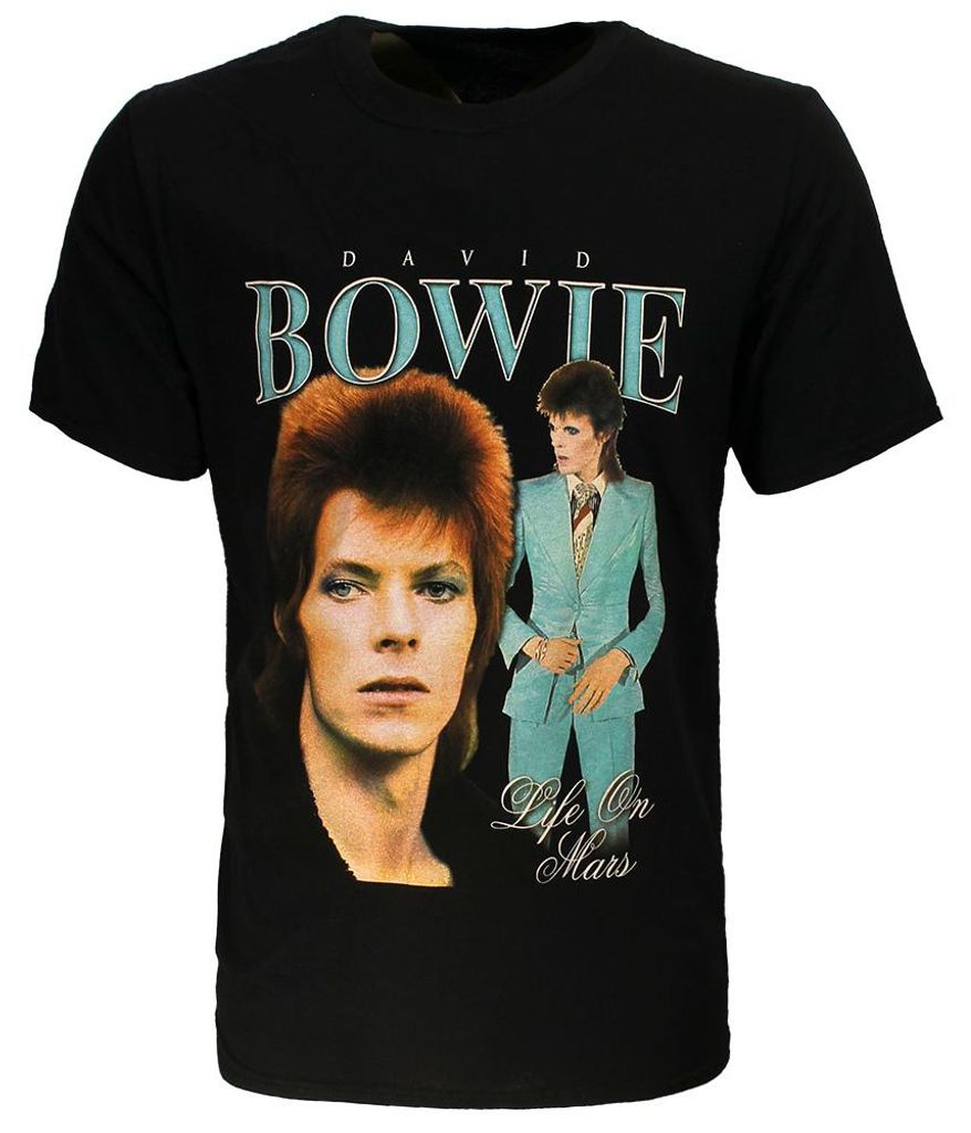 David Bowie Life on Mars T-Shirt – offizielles Merchandise - XL
