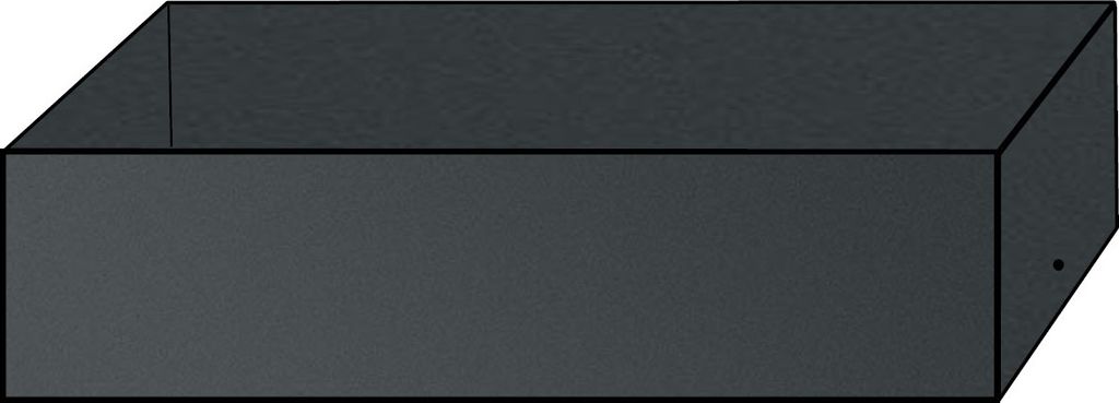 UNUS Blumenkasten A Rechteck anthrazit Sichtschutz Windschutz Gartengestaltung