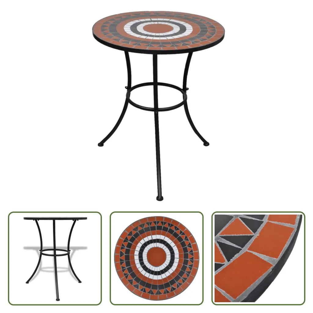 Offerta Tavolo Bistro Mosaico 60 cm - Spedizione Rapida Arredo Giardino - 6