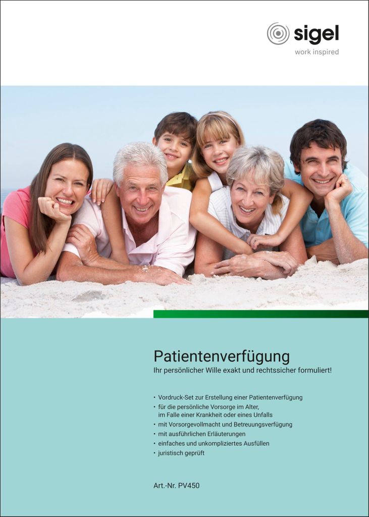 sigel Kit de formulaires "Déclaration du patient", DIN A4 Image du produit 