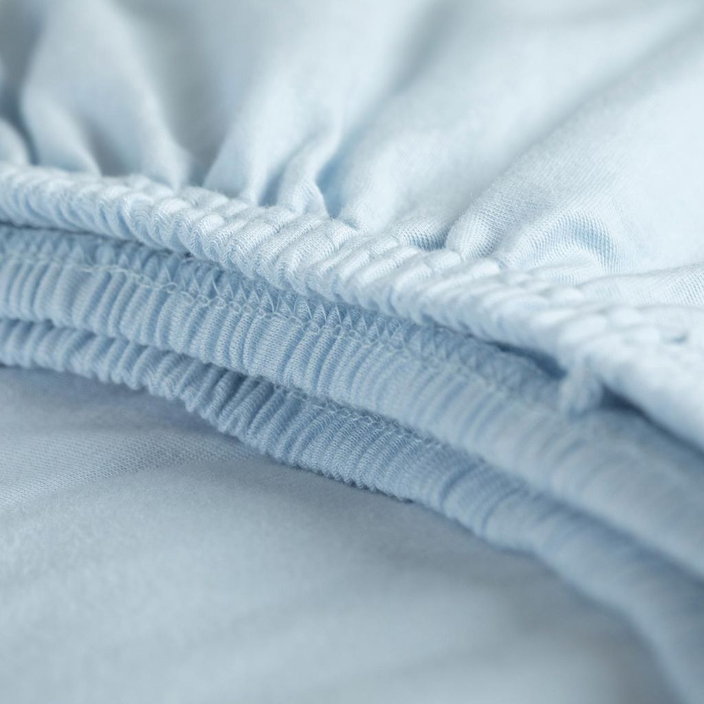 Cinderella - Spannbettlaken (bis 25 cm) - Jersey - 180x220 & 200x200 cm - Soft Blue