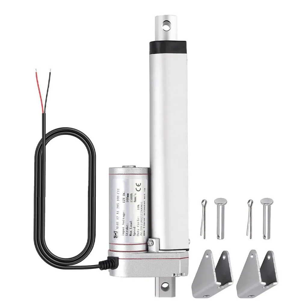 Actionneur Linéaire 1000N Robuste 12V 200mm pour Charge Lourde et Stable