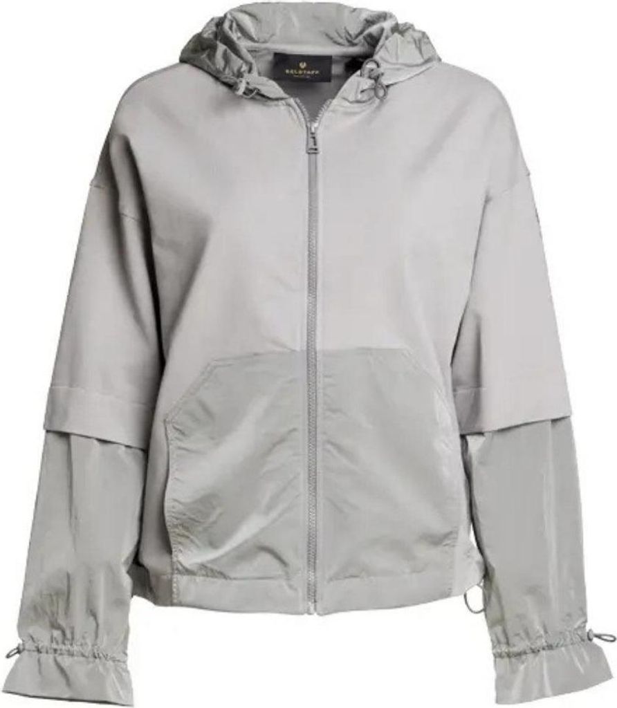 Belstaff - "Torque" Hoodie mit durchgehendem Reißverschluss für Herren/Damen Uni SY367 (XL) (Grau)