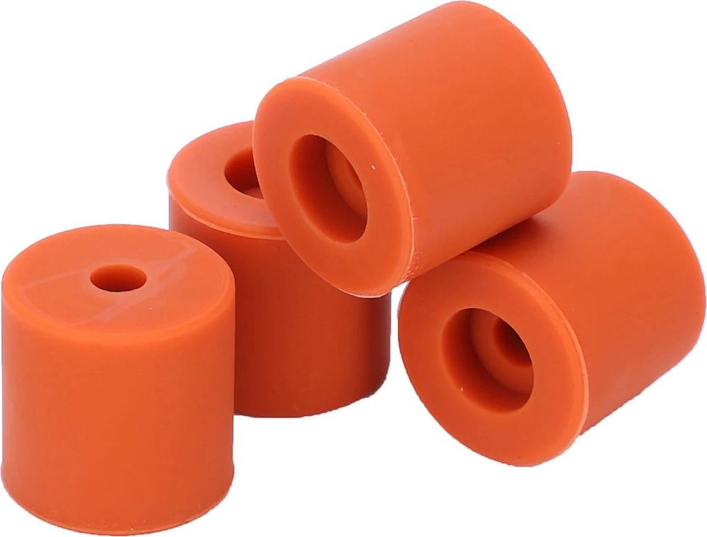 Silikon-Stoßdämpfer für Heizbett-Nivellierung, 12er-Set, 16 mm, Orange, 3D-Druckerzubehör