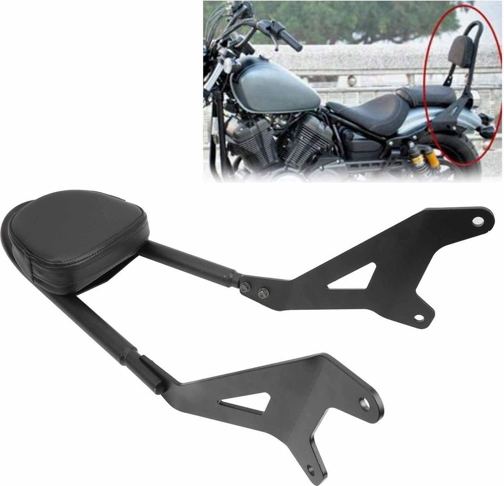 Motorrad hinten Beifahrer Sissy Bar Rückenlehnenträger passend für Yamaha Bolt XV XVS 950 RSpec