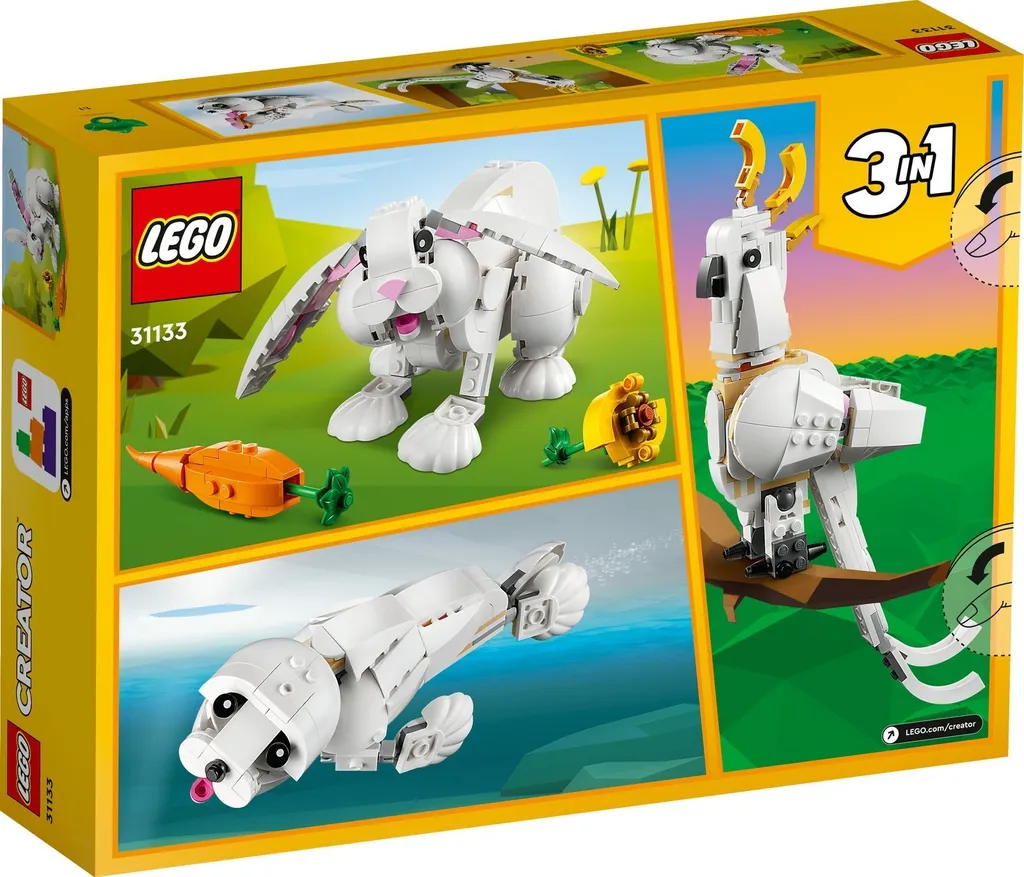 Set de Construction Créatif LEGO 31133 pour Enfant Passionné d'Animaux