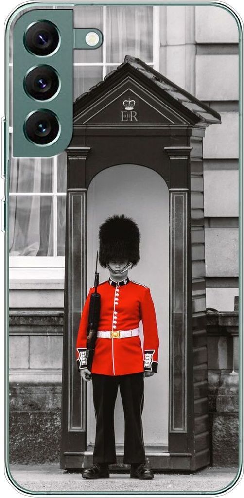 König Design Hülle kompatibel mit Samsung Galaxy S22 Plus 5G Kunststoff Soft Handyhülle - Handy Case England Bobby
