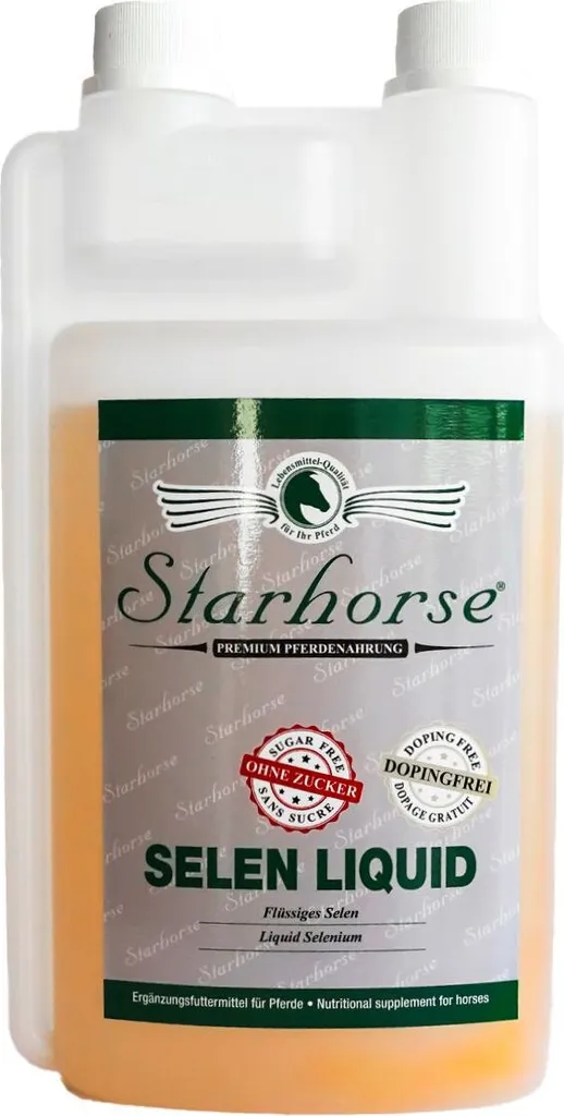 Starhorse Sélénium Liquide 1000 ml : Antioxydant Puissant pour Cheval