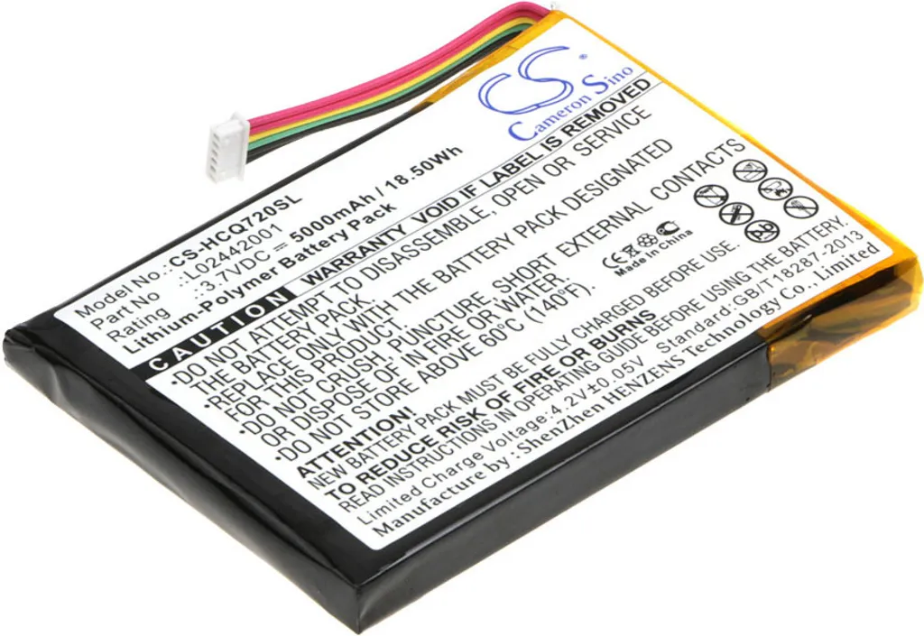 Batterie de Rechange HP Photosmart eStation C510 pour Tablette Zeen